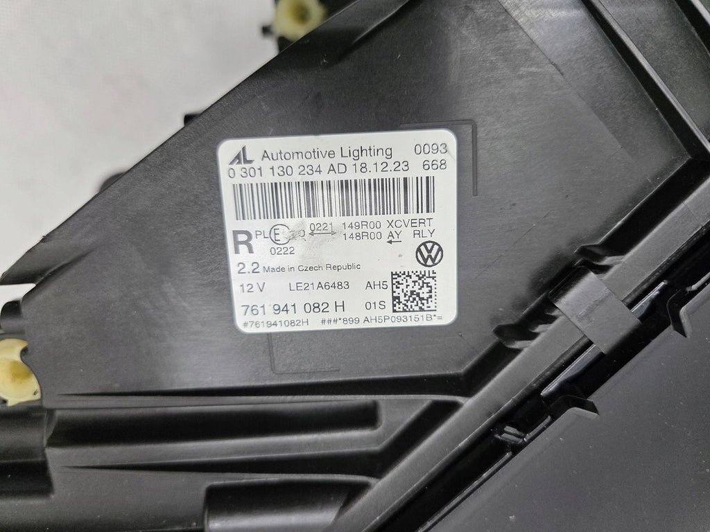 Frontscheinwerfer VW Touareg 761941082H Full LED Rechts Scheinwerfer Headlight