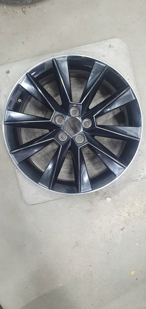 1x Alufelge 17 Zoll 7.0" 5x100 46ET Glanz Schwarz 5JJ601025F Skoda Fabia I FEL2282258488zd