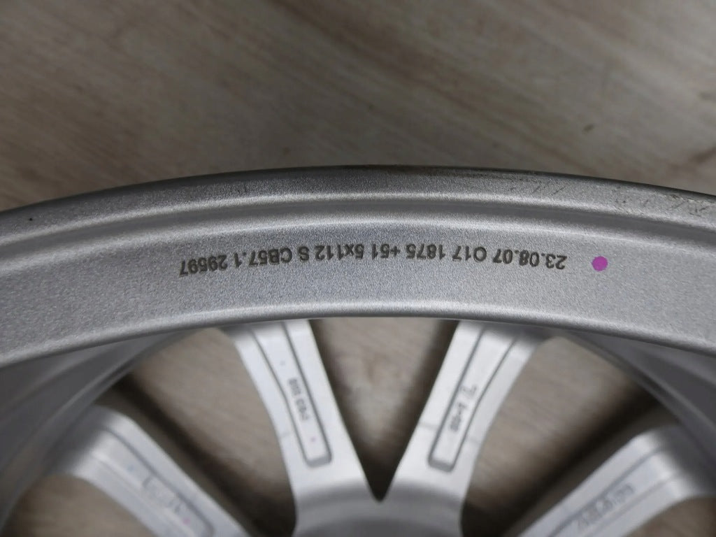1x Alufelge 18 Zoll 7.5" 5x112 51ET KBA52184 VW Golf Vii Rim Wheel FEL8658143431hf