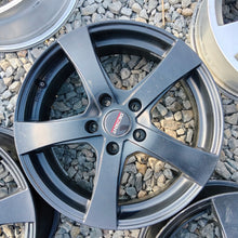 Laden Sie das Bild in den Galerie-Viewer, 4x Alufelge 17 Zoll 7.0" 5x114.3 48ET Schwarz KBA47783 Mazda I Z 4 Rim Wheel FEL6117997473ph