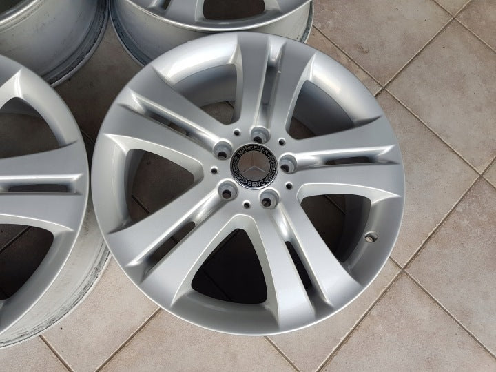4x Alufelge 18 Zoll 8.5" 5x112 67ET Glanz Silber A2514011302 Mercedes-Benz W166 FEL2363785994dh