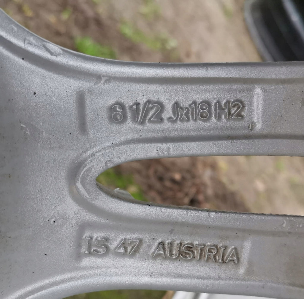 1x Alufelge 18 Zoll 8.5" 5x120 47ET Glanz Silber 7845881 BMW 3 F31 Rim Wheel FEL4786782183cm