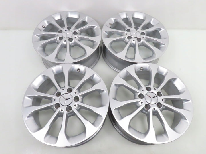 4x Alufelge 17 Zoll 6.5" 5x112 38ET A1564011700 Mercedes-Benz Gla Rim Wheel FEL8059739059bk