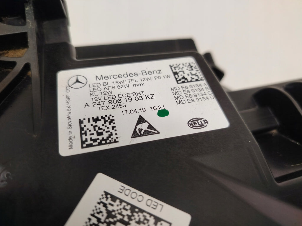 Frontscheinwerfer Mercedes-Benz W247 A2479061903 Ein Stück (Rechts oder Links) SCH4921889372ez