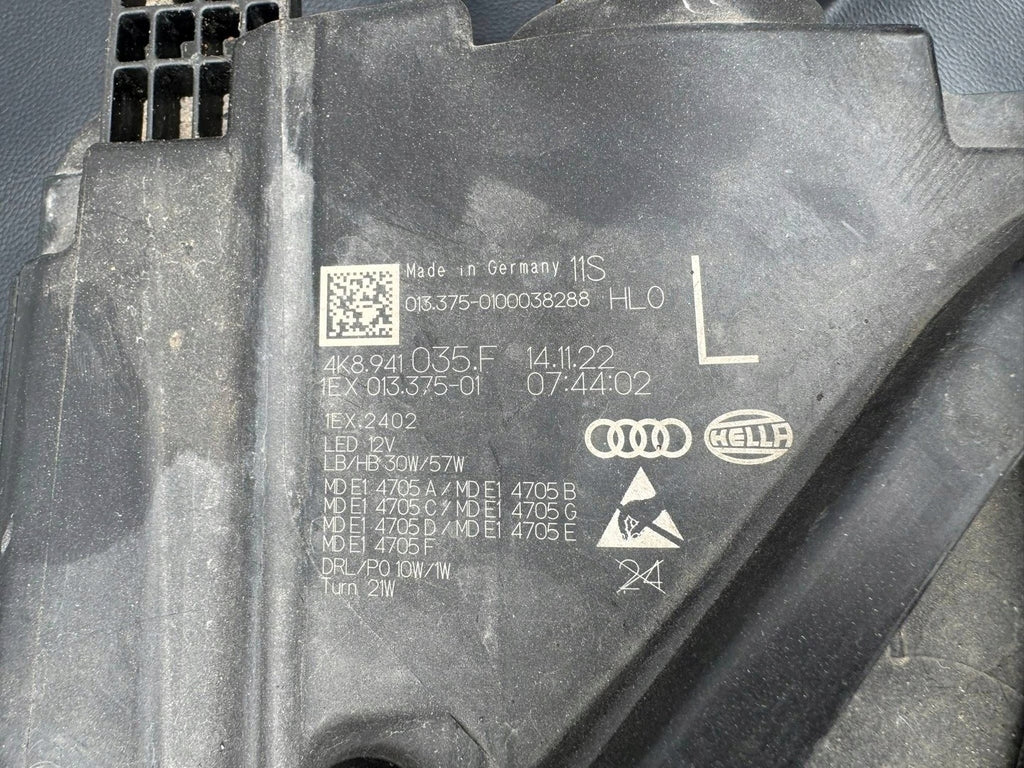 Frontscheinwerfer Audi C8 A7 4K8941035F 1EX01337501 Links Scheinwerfer Headlight SCH4458998232fw