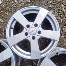 Laden Sie das Bild in den Galerie-Viewer, 4x Alufelge 16 Zoll 6.5" 5x112 40ET Silber KBA49296 Audi I Rim Wheel FEL4669300314yi