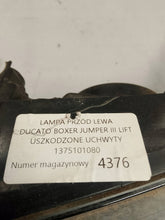 Laden Sie das Bild in den Galerie-Viewer, Frontscheinwerfer Fiat Ducato 1375101080 Links Scheinwerfer Headlight SCH3196278885iu