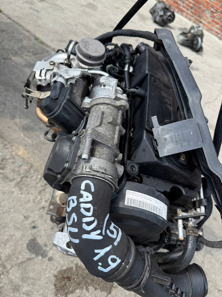 Motor VW Caddy III BSU 1.9 TDI 75PS 55kW 2003 Diesel Engine Komplett