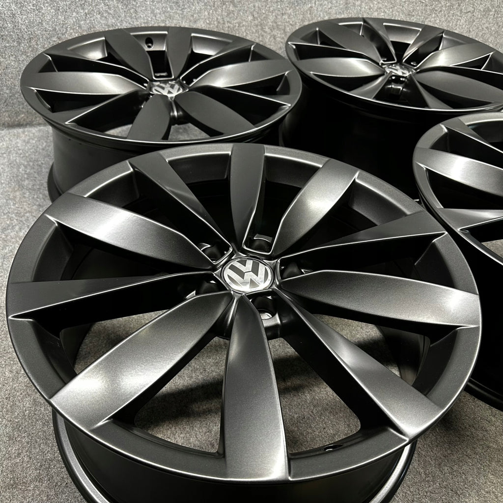 4x Alufelge 19 Zoll 8.0" 5x112 41ET Glanz Silber 1K8601025C VW Scirocco Passat FEL5277274442tt