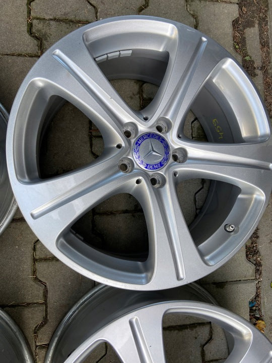 4x Alufelge 18 Zoll 8.0" 5x112 43ET Glanz Silber A2134011400 Mercedes-Benz FEL4162229949xu