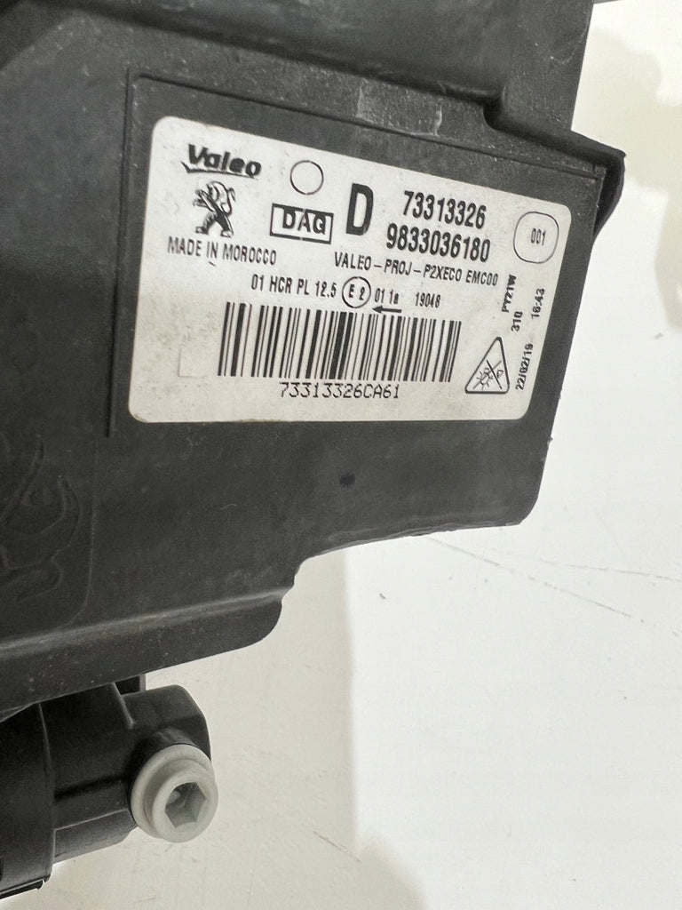 Frontscheinwerfer Peugeot 73313326 Full LED Ein Stück (Rechts oder Links) SCH7963208564gp