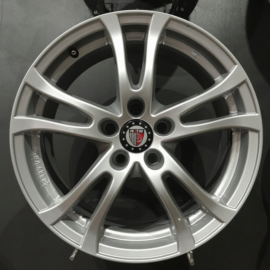 4x Alufelge 17 Zoll 7.5" 5x112 42ET Glanz Silber KBA48605 VW Passat B8 Rim Wheel FEL4037377136cj