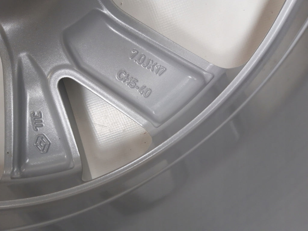 2x Alufelge 17 Zoll 7.0" 5x114.3 40ET Glanz 403004404R Renault Rim Wheel