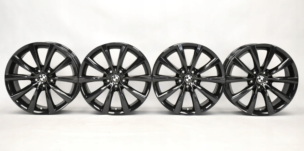 4x Alufelge 18 Zoll 8.0" 5x112 30ET Glanz Schwarz 6867338 BMW 5 G31 G30 G11 G12 FEL7555050449di
