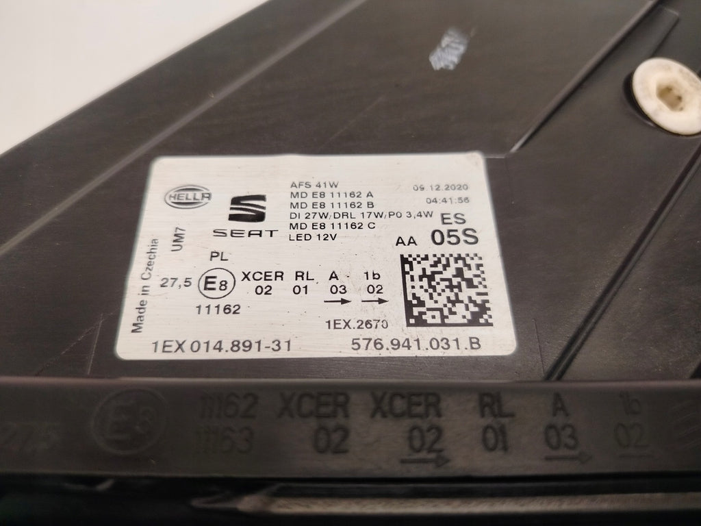 Frontscheinwerfer Seat Ateca 576941031B Full LED Ein Stück (Rechts oder Links)