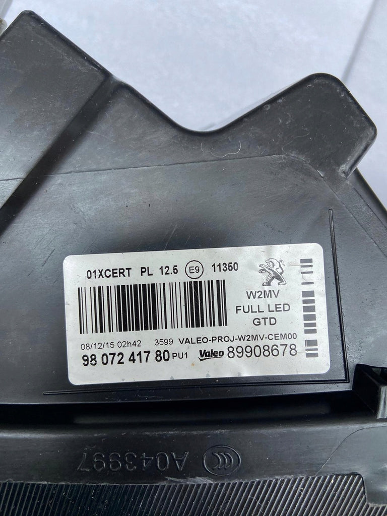 Frontscheinwerfer Peugeot 508 89908678 Full LED Links Scheinwerfer Headlight SCH3866112095zp