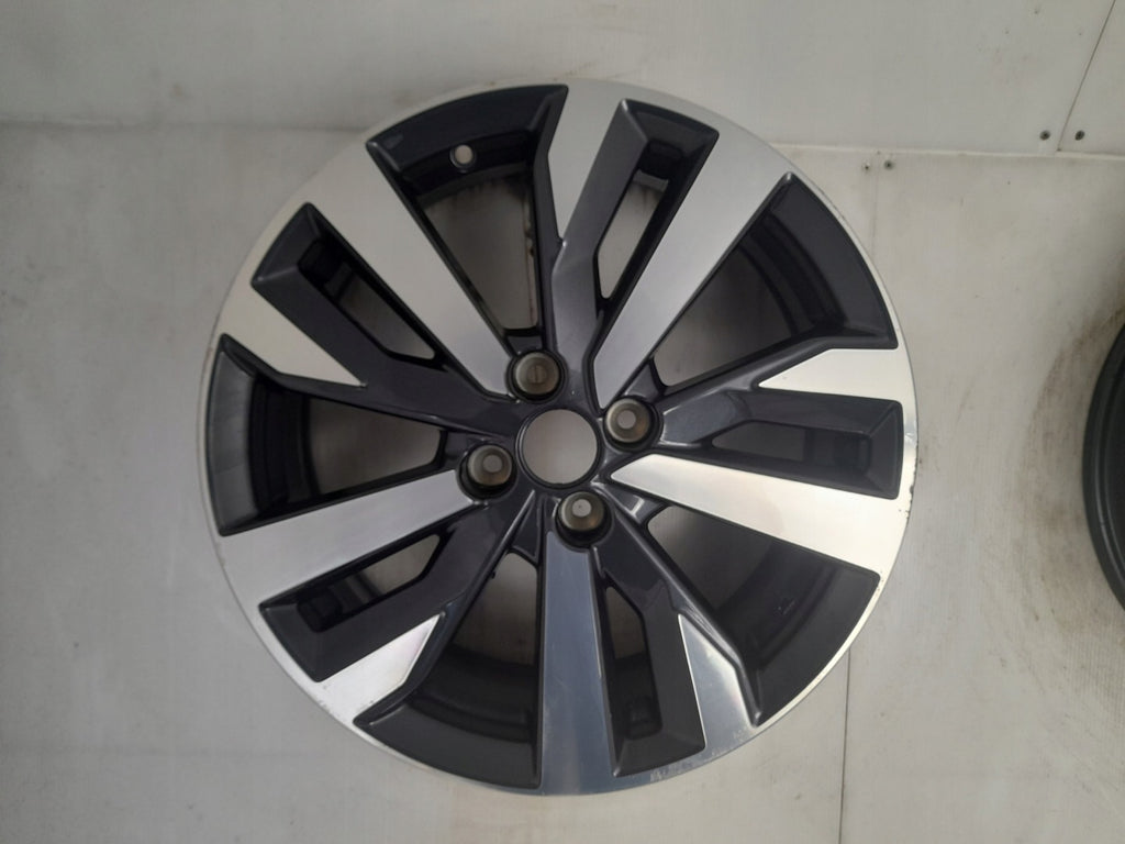 1x Alufelge 17 Zoll 6.5" 4x100 50ET Glanz Graphit AC4CH-T6 Nissan I Rim Wheel FEL4034862697hk