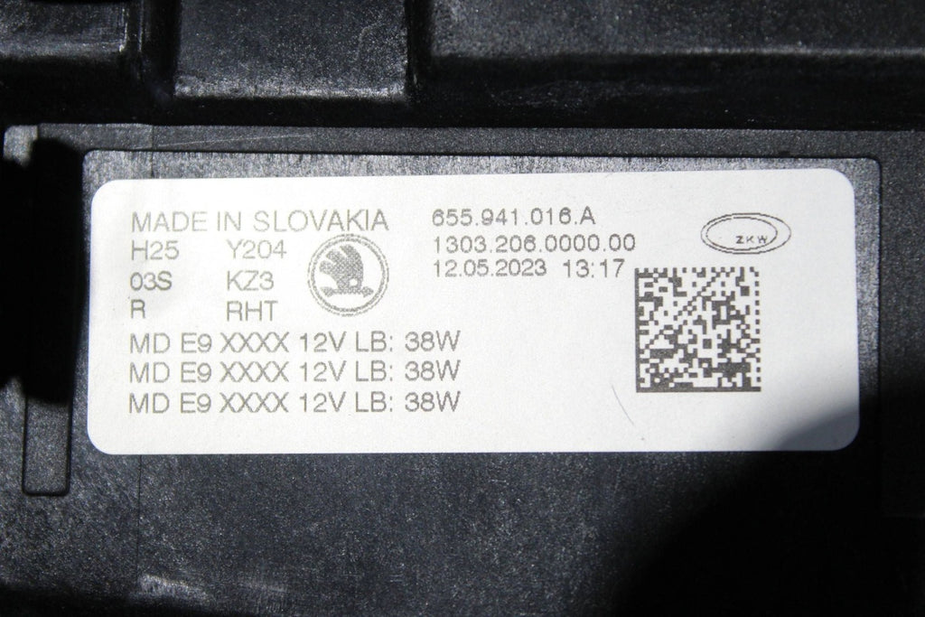 Frontscheinwerfer Skoda Scala 655941016A LED Rechts Scheinwerfer Headlight SCH4915232178bb