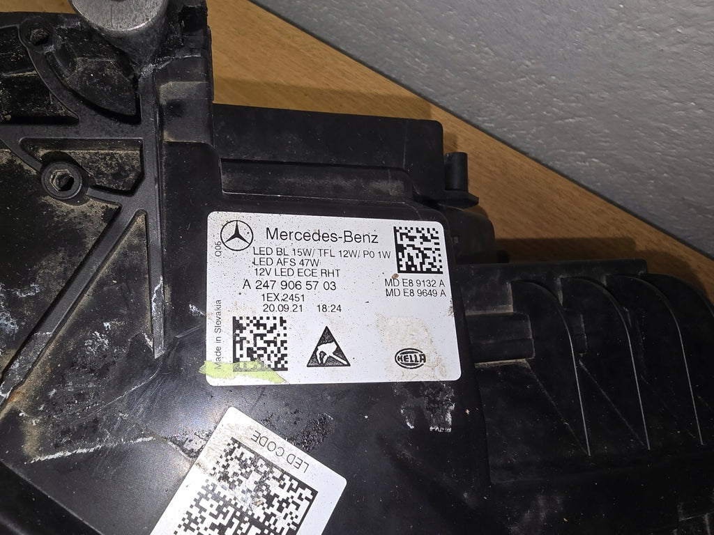 Frontscheinwerfer Mercedes-Benz W247 A2479065703 Full LED Links Headlight SCH6950566501vh