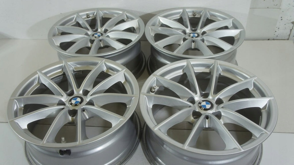 4x Alufelge 17 Zoll 7.5" 5x112 27ET Glanz Silber 6868217 BMW Rim Wheel FEL3694575018cz