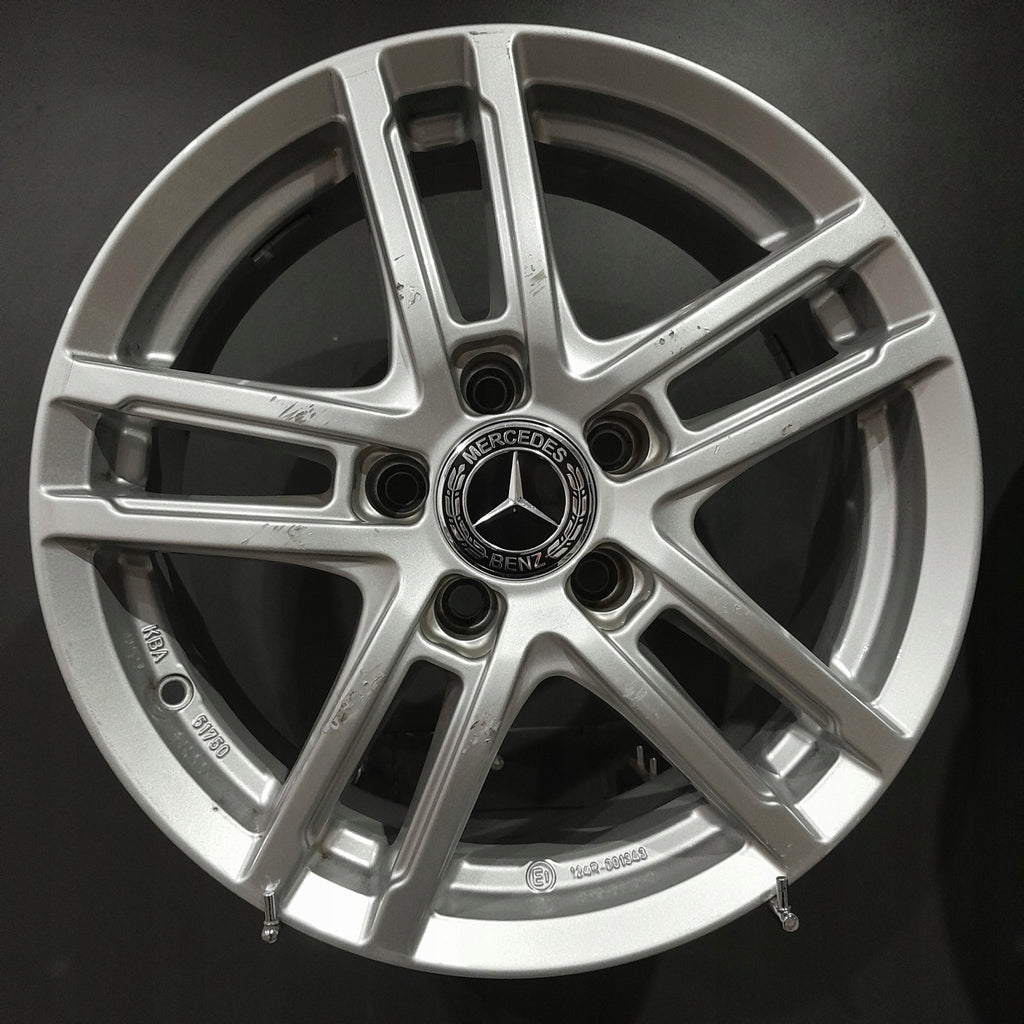 4x Alufelge 16 Zoll 6.5" 5x112 44ET KBA51750 Mercedes-Benz W176 W246 Rim Wheel FEL6435806030zx