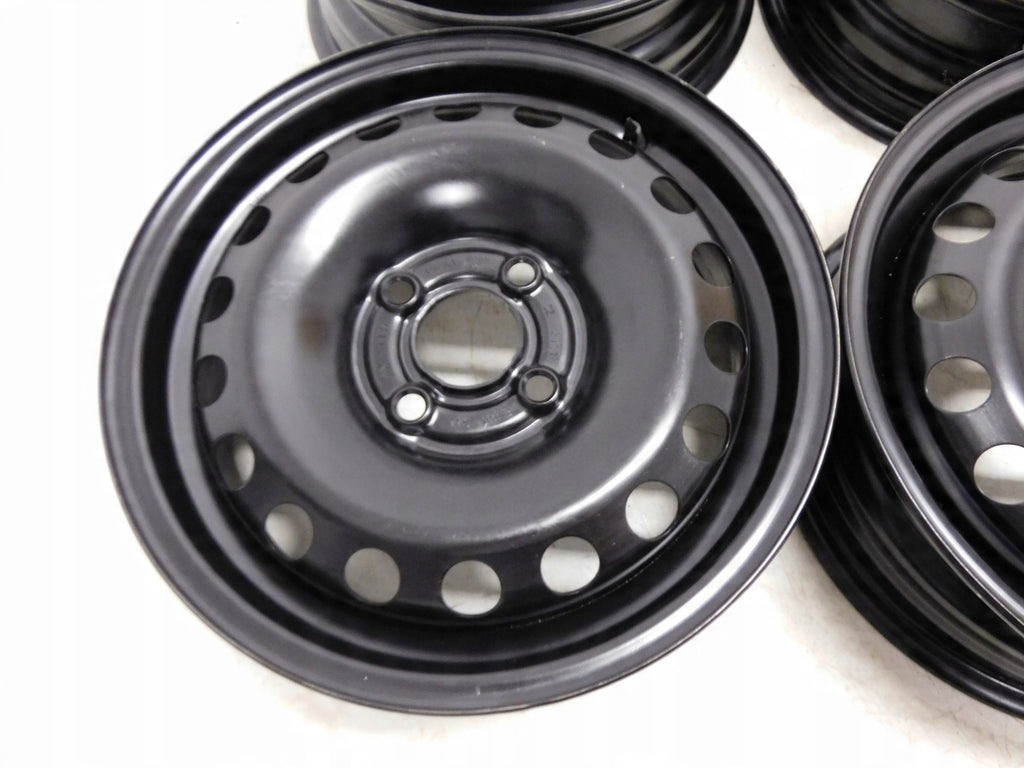 1x Alufelge 14 Zoll 5.0" 4x100 35ET Glanz Schwarz 1S0601027 Seat Mii Citigo Up