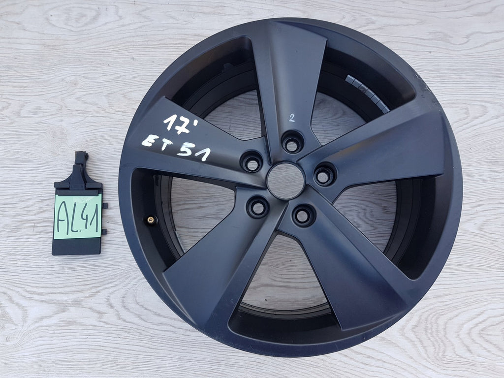 2x Alufelge 17 Zoll 7.5" 5x112 5F0601025B Seat Leon Rim Wheel