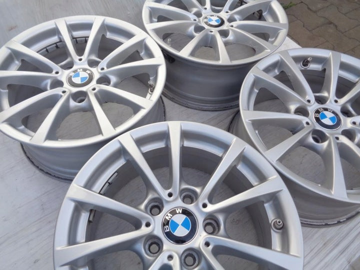 4x Alufelge 16 Zoll 7.0" 5x120 31ET Glanz Silber BMW 1 F21 E81 E87 F20 Rim Wheel FEL3269098338zb