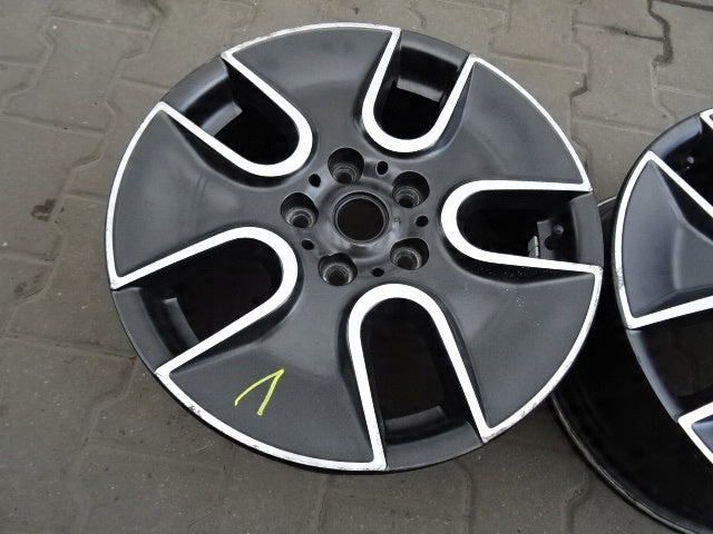 1x Alufelge 17 Zoll 7.0" 5x120 50ET Schwarz 6804372 Mini Rim Wheel