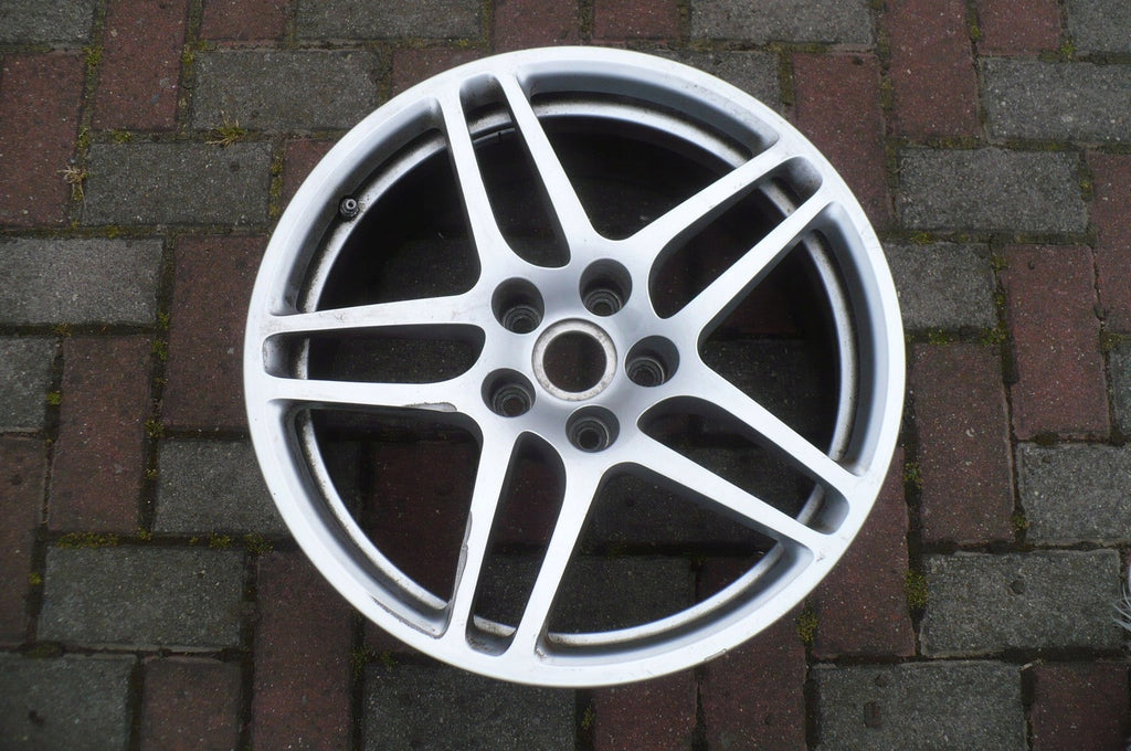 1x Alufelge 18 Zoll 8.0" 5x112 21ET Glanz Silber 95B601025 Porsche Macan