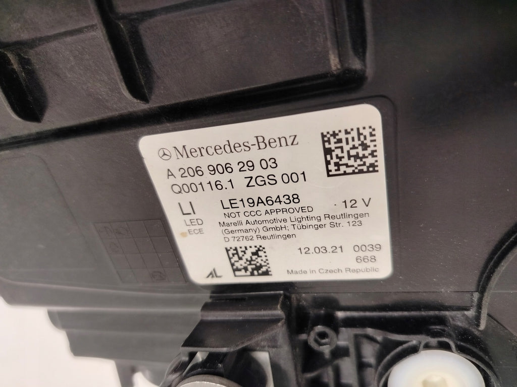 Frontscheinwerfer Mercedes-Benz W206 A2069062903 Links Scheinwerfer Headlight SCH2904869147pc