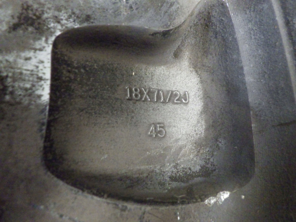 1x Alufelge 18 Zoll 7.0" 5x114.3 45ET Glanz Graphit Nissan III 1 Qashqai J12