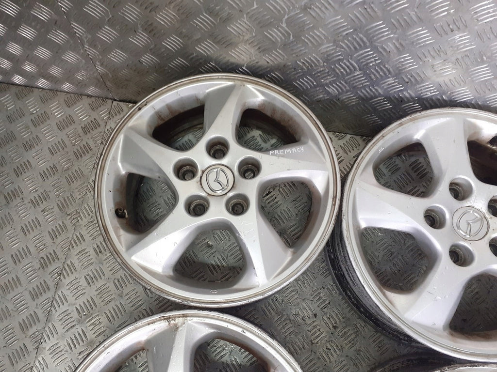4x Alufelge 15 Zoll 6.0" 5x114.3 Mazda Premacy Rim Wheel FEL4302101653eg