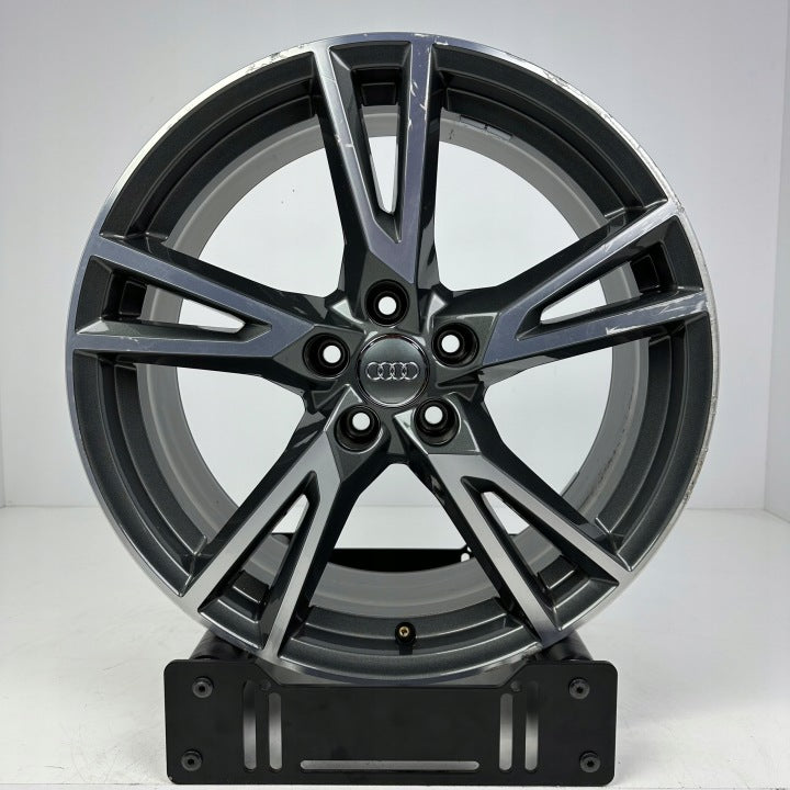 1x Alufelge 19 Zoll 8.0" 5x112 39ET Glanz Schwarz 80A601025R Audi Rim Wheel FEL2090750386nw