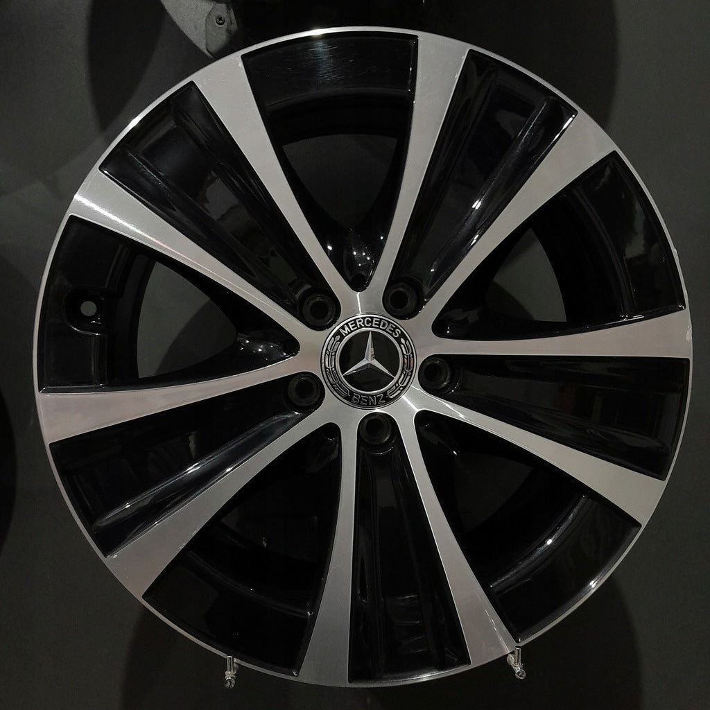 4x Alufelge 18 Zoll 8.0" 5x112 43ET Glanz Schwarz A2134013700 Mercedes-Benz W213 FEL6451929658ir