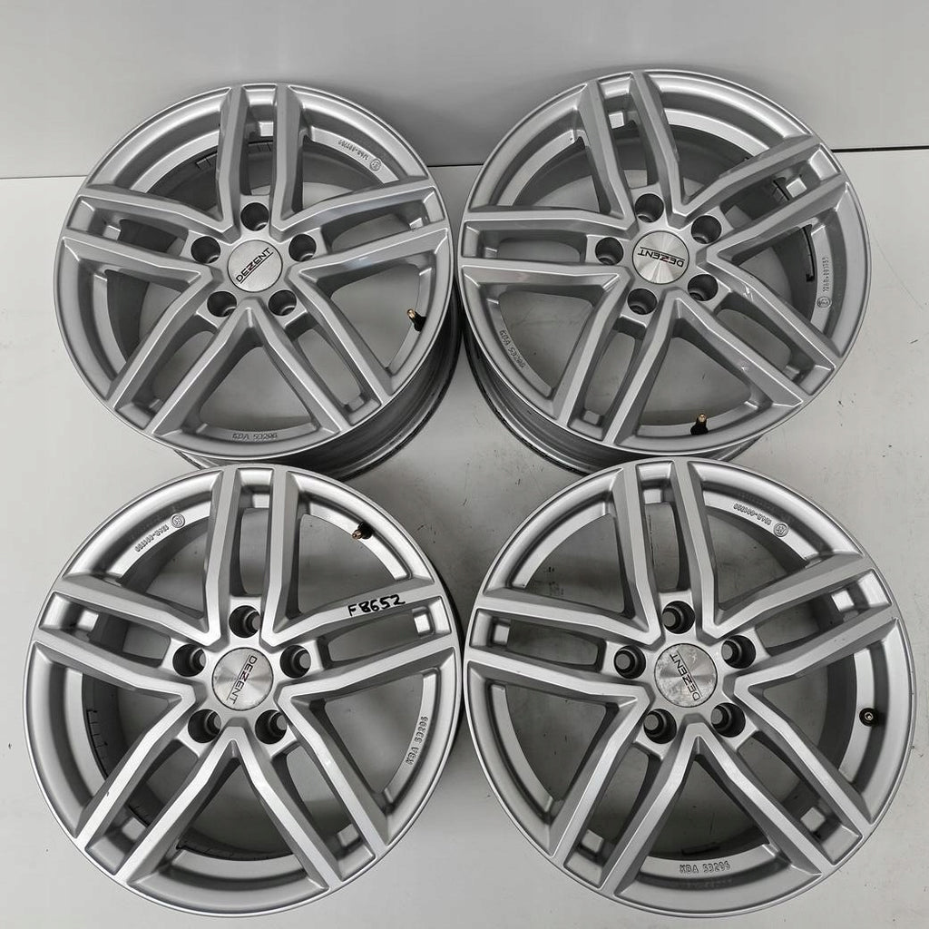 4x Alufelge 16 Zoll 6.5" 5x112 41ET Glanz Silber KBA53206 Audi I Rim Wheel FEL9197207197bg