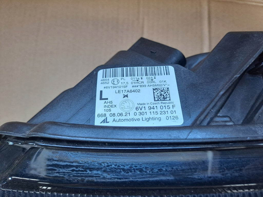 Frontscheinwerfer Skoda Fabia III 6V1941015F LED Links Scheinwerfer Headlight