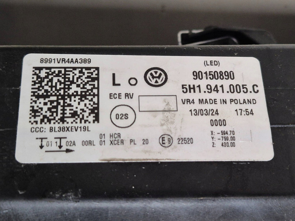 Frontscheinwerfer VW Golf VIII 5H1941005C FALSE Scheinwerfer Headlight SCH5993613948vx