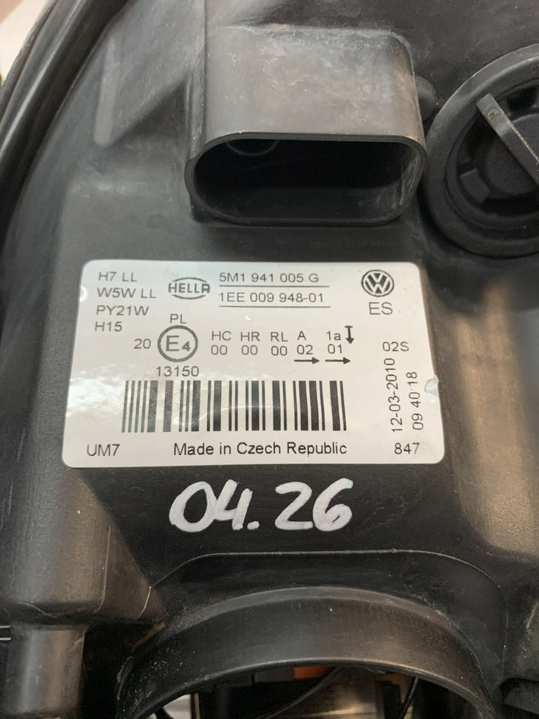 Frontscheinwerfer VW Golf Plus I 5M1941005G Links Scheinwerfer Headlight SCH8490793990ar