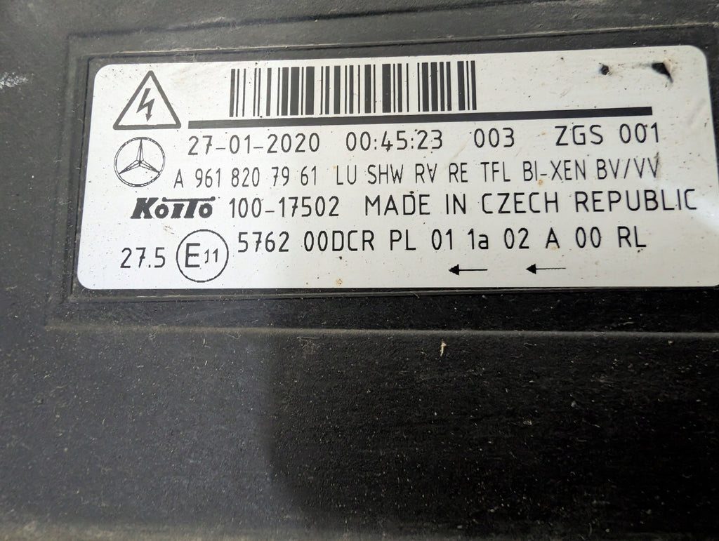 Frontscheinwerfer Mercedes-Benz A9618207961 Rechts Scheinwerfer Headlight SCH3807768417ut