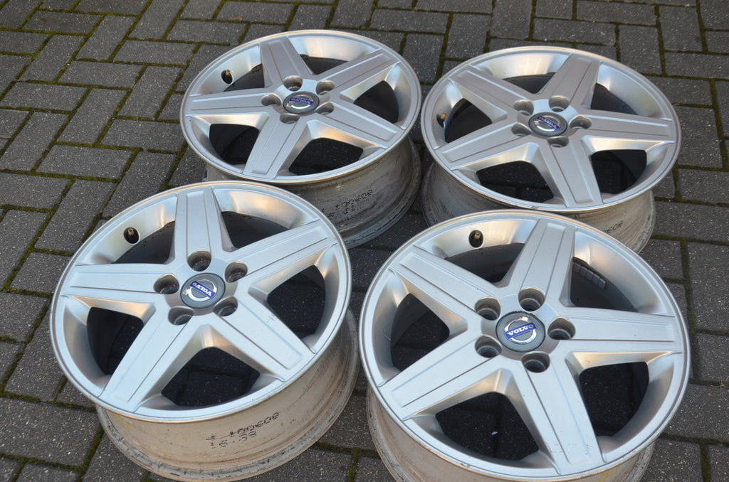 4x Alufelge 16 Zoll 6.5" 5x108 52 5ET Silber Volvo V60 I S40 Rim Wheel FEL9349809362cz
