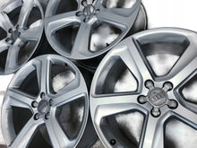 Load image into Gallery viewer, 4x Alufelge 20 Zoll 8.5" 5x112 33ET Glanz Silber 8R0601025CJ Audi C7 A4 B8 FEL1295113583zw