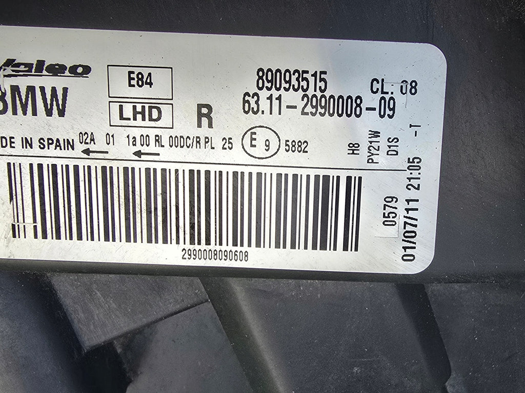 Frontscheinwerfer BMW X1 E84 2990008-09 Bi-Xenon Rechts Scheinwerfer Headlight SCH6288186962ua