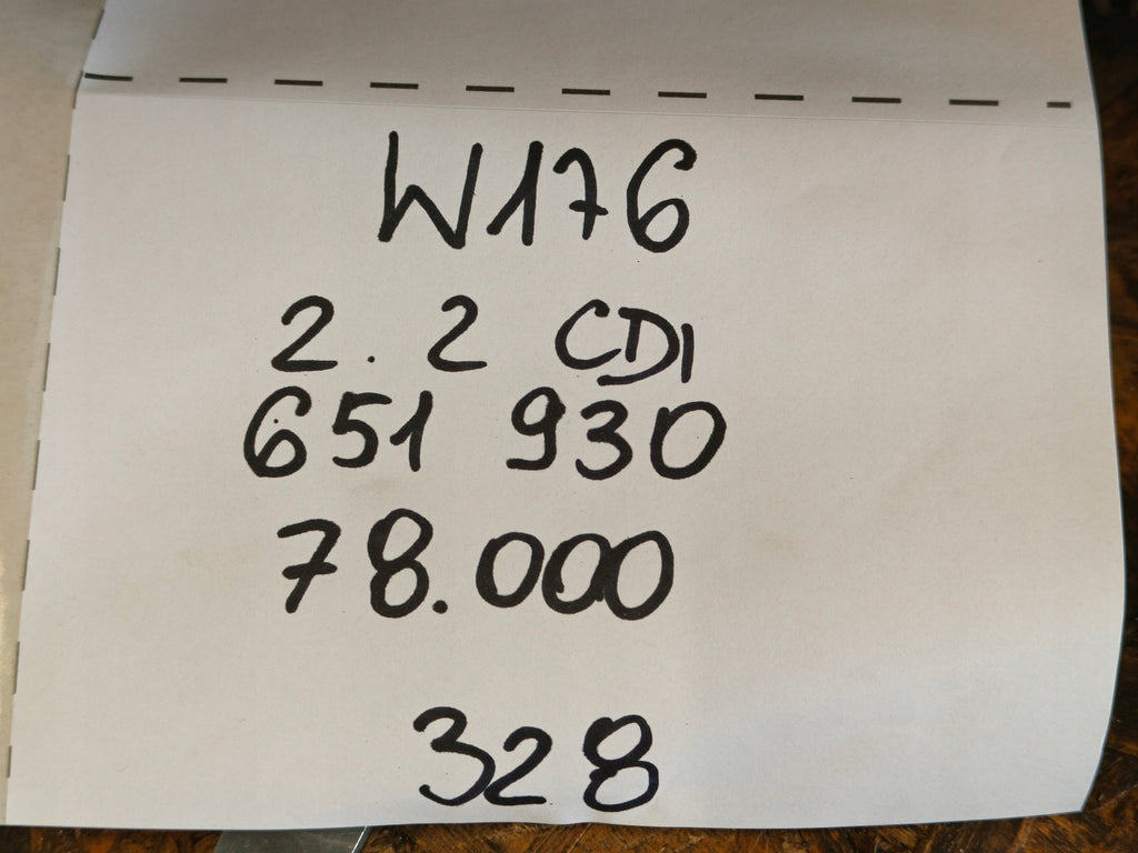 Motor Mercedes-Benz W176 W246 328 HMCAR 2.2 CDI 125TKm Diesel Engine Komplett