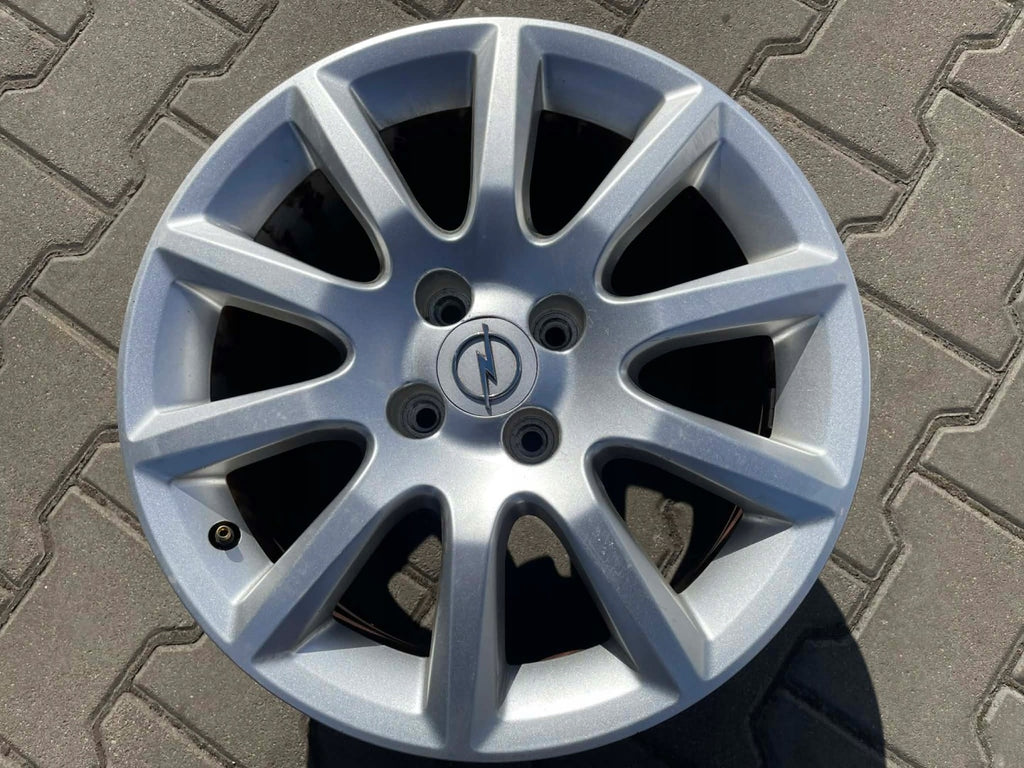 1x Alufelge 16 Zoll 6.5" 4x100 37ET Glanz Silber 13116621 Opel Astra H Meriva B FEL5147678353aw