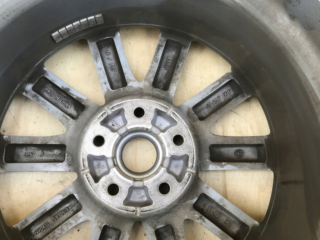 1x Alufelge 17 Zoll 7.5" 5x114.3 50ET Glanz Grau 9965167570 Mazda Rim Wheel FEL2085238005ke