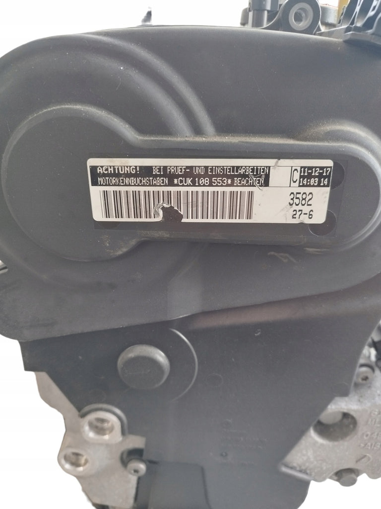 Motor VW Passat B8 CUK 1.4 156PS 115kW 90TKm 2017 Benzin Engine Unkomplett