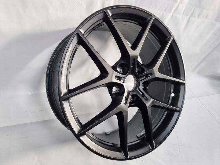 1x Alufelge 18 Zoll 8.0" 5x112 54ET Matt Schwarz 8092354 BMW F40 Rim Wheel FEL7777186979in