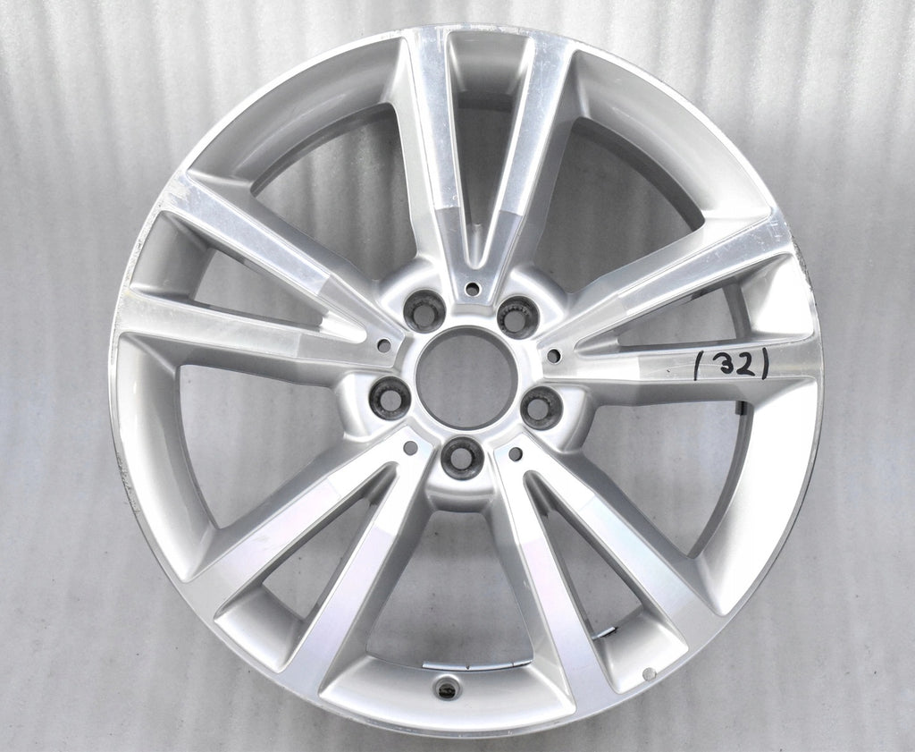 1x Alufelge 18 Zoll 8.0" 5x112 45ET Glanz Grau A2074011102 Mercedes-Benz Coupe