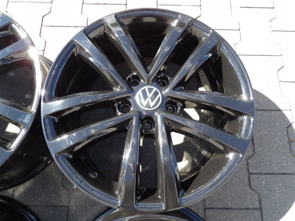 4x Alufelge 17 Zoll 7.5" 5x112 54ET Schwarz Audi I Rim Wheel FEL6824969158fr